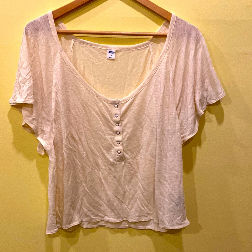 Cream blouse